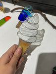DIY彩色玻璃耳環
