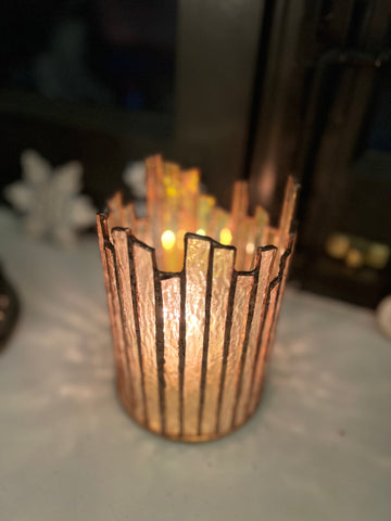 Stained Glass Scented Candle Holder